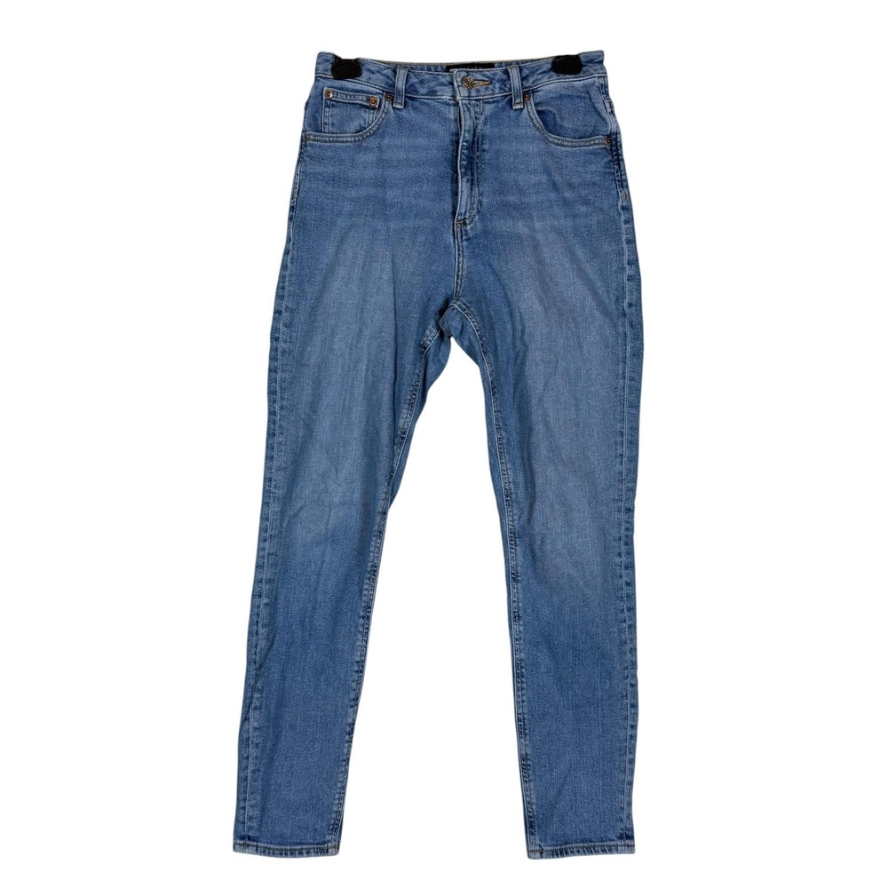 ASOS DESIGN High Rise Skinny Jeans Womens 26 Blue Medium Wash Stretch Denim